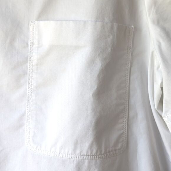 Kate Spade Short Sleeve Twill Tea Time Blouse Shirt Sz S in Fresh White‎ - Picture 12 of 12